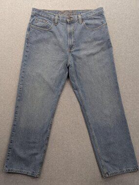 AXIST Jeans Mens 38x30 Blue Relaxed Fit Denim Pants Medium Wash Casual Classic